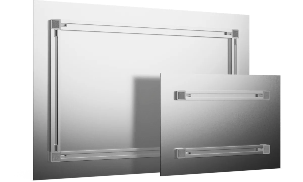 GLOBAL | PDP | Image Slider Section | Mounting > Alu-Leiste (Silber) | Media #1